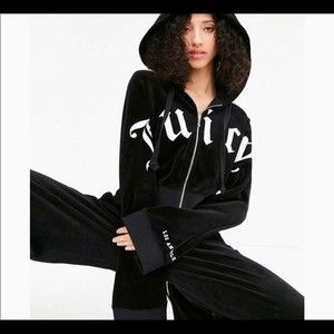 juicy couture x urban outfitters velvour black jacket
